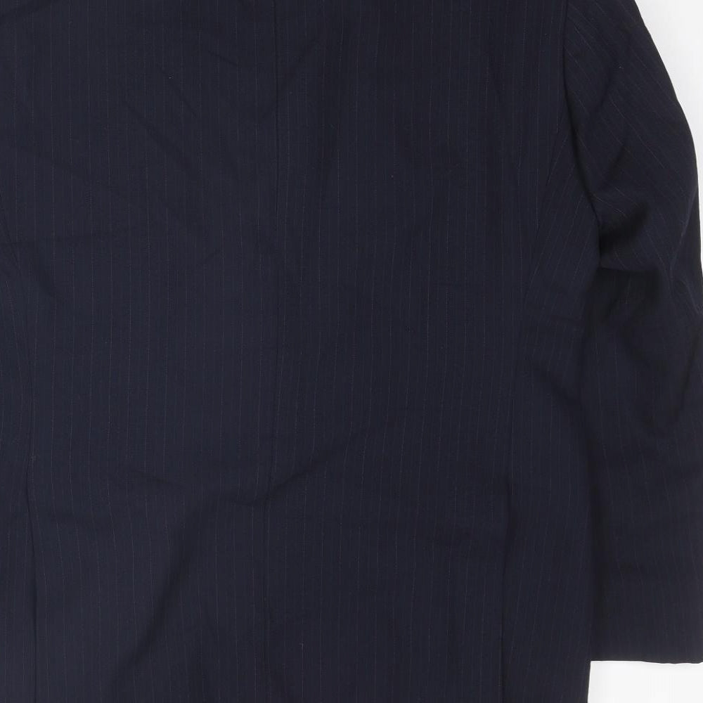 Mens UK Size 40 St Michael Regular Blue Suit Jacket