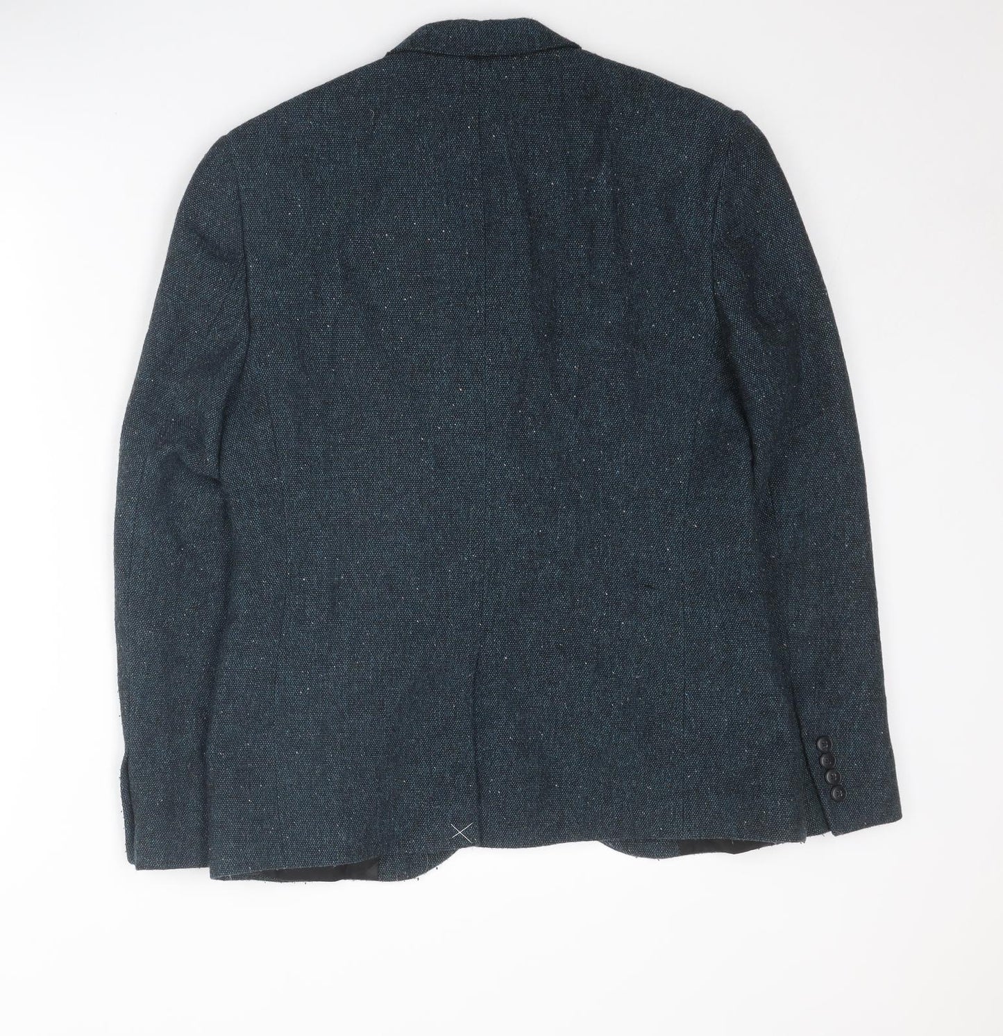 Mens UK Size 38 Topman Regular Blue Suit Jacket