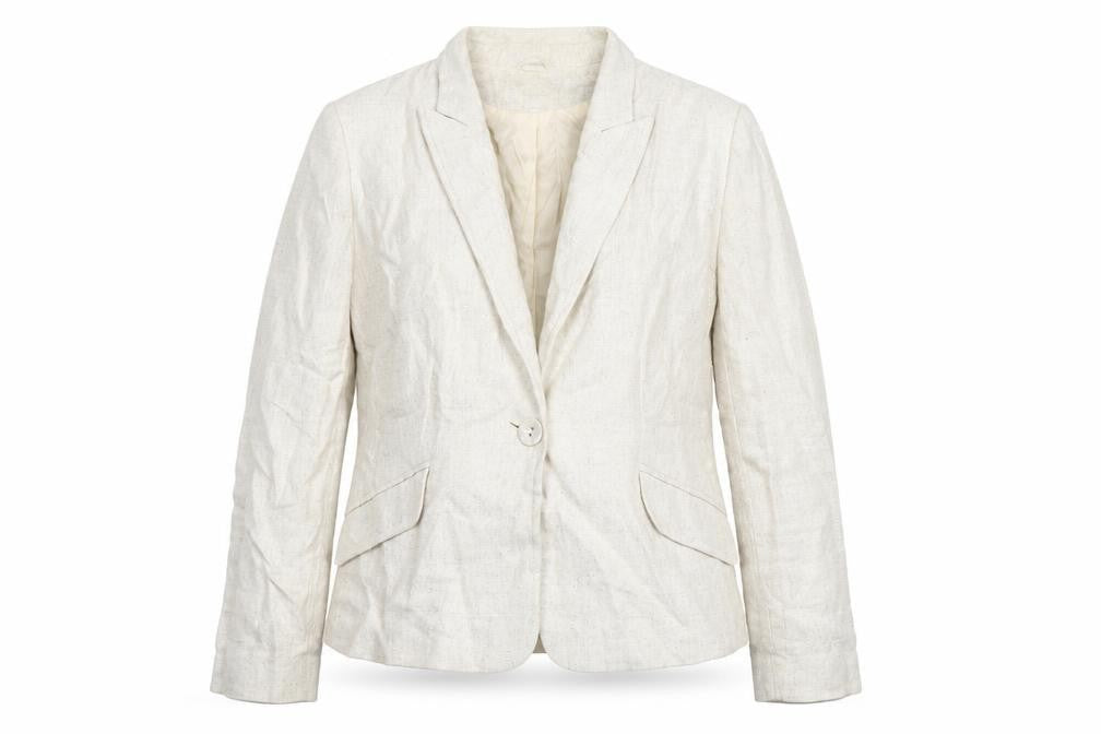 Principles Womens Ivory Viscose Jacket Blazer Size 16