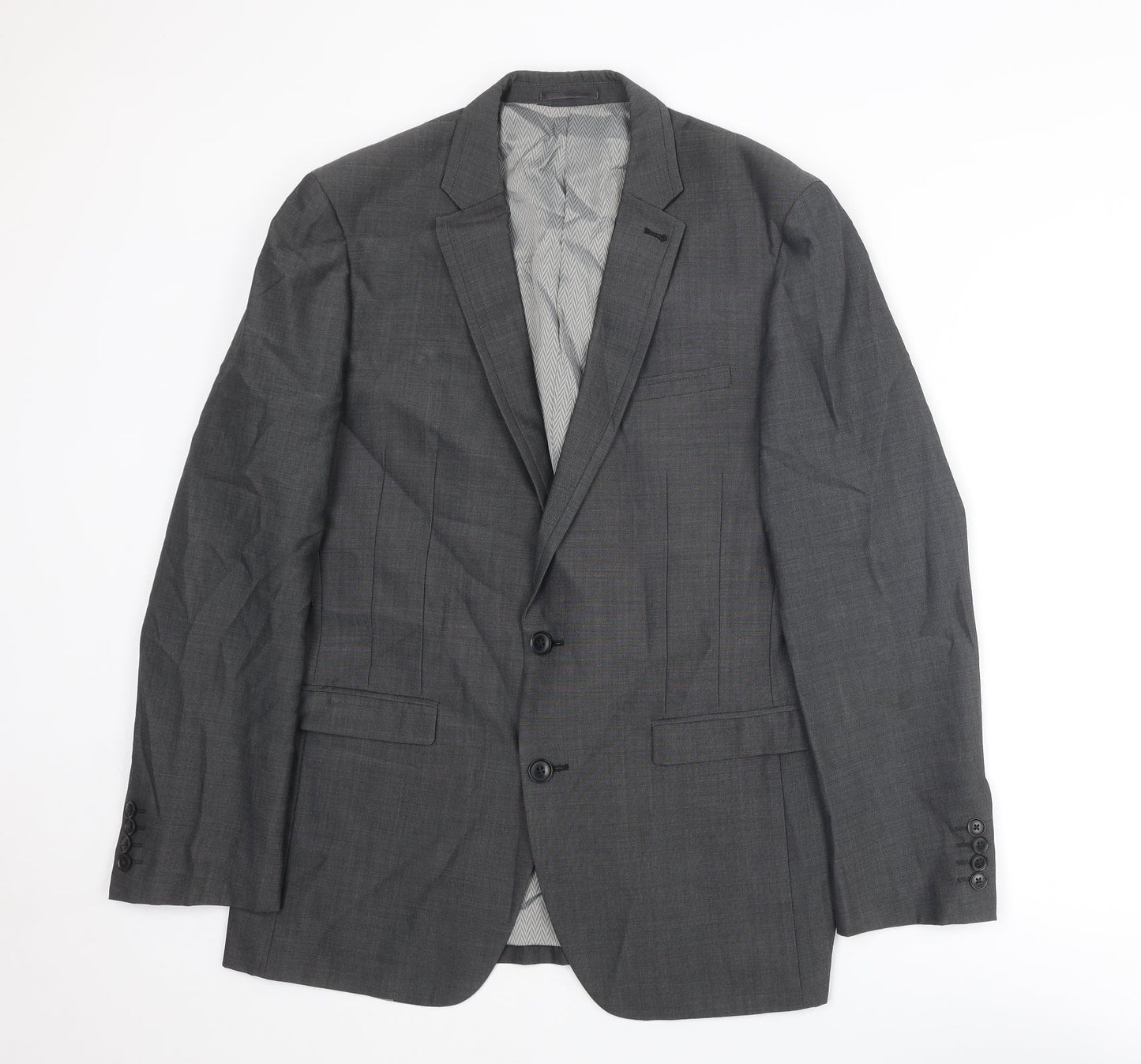 Mens UK Size 40 NEXT Regular Grey Suit Jacket