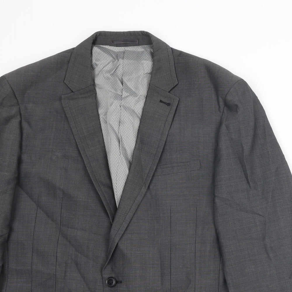 Mens UK Size 40 NEXT Regular Grey Suit Jacket