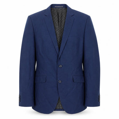 The Spitalfields Clothin Co. Mens Blue Polyester Jacket Suit Jacket Size 40 Regular