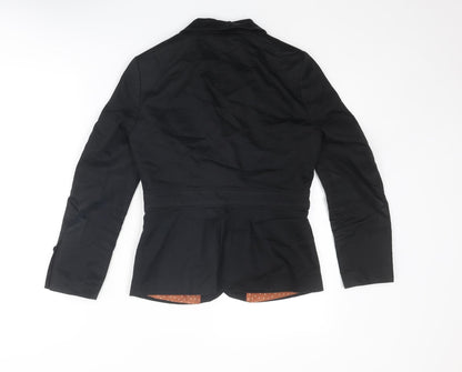 Womens UK Size 8 H&M Black Jacket
