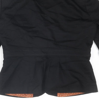 Womens UK Size 8 H&M Black Jacket