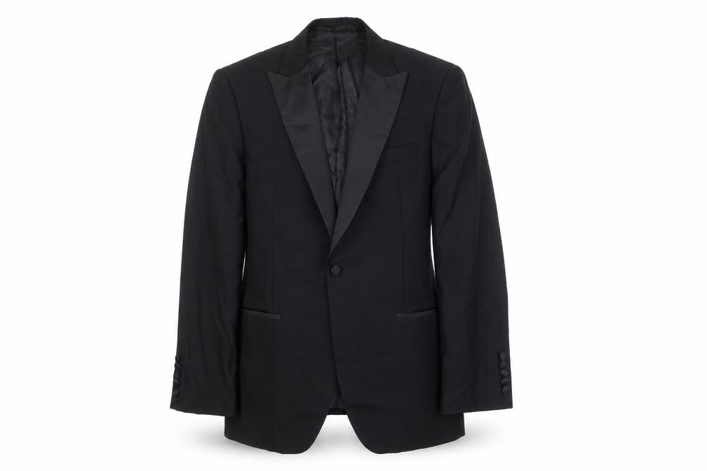 Mens UK Size 42 Autograph Regular Black Suit Tuxedo