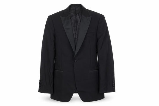 Mens UK Size 42 Autograph Regular Black Suit Tuxedo