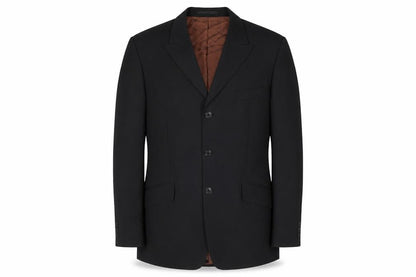 Mens UK Size 42 Karl Jackson Regular Black Suit Jacket