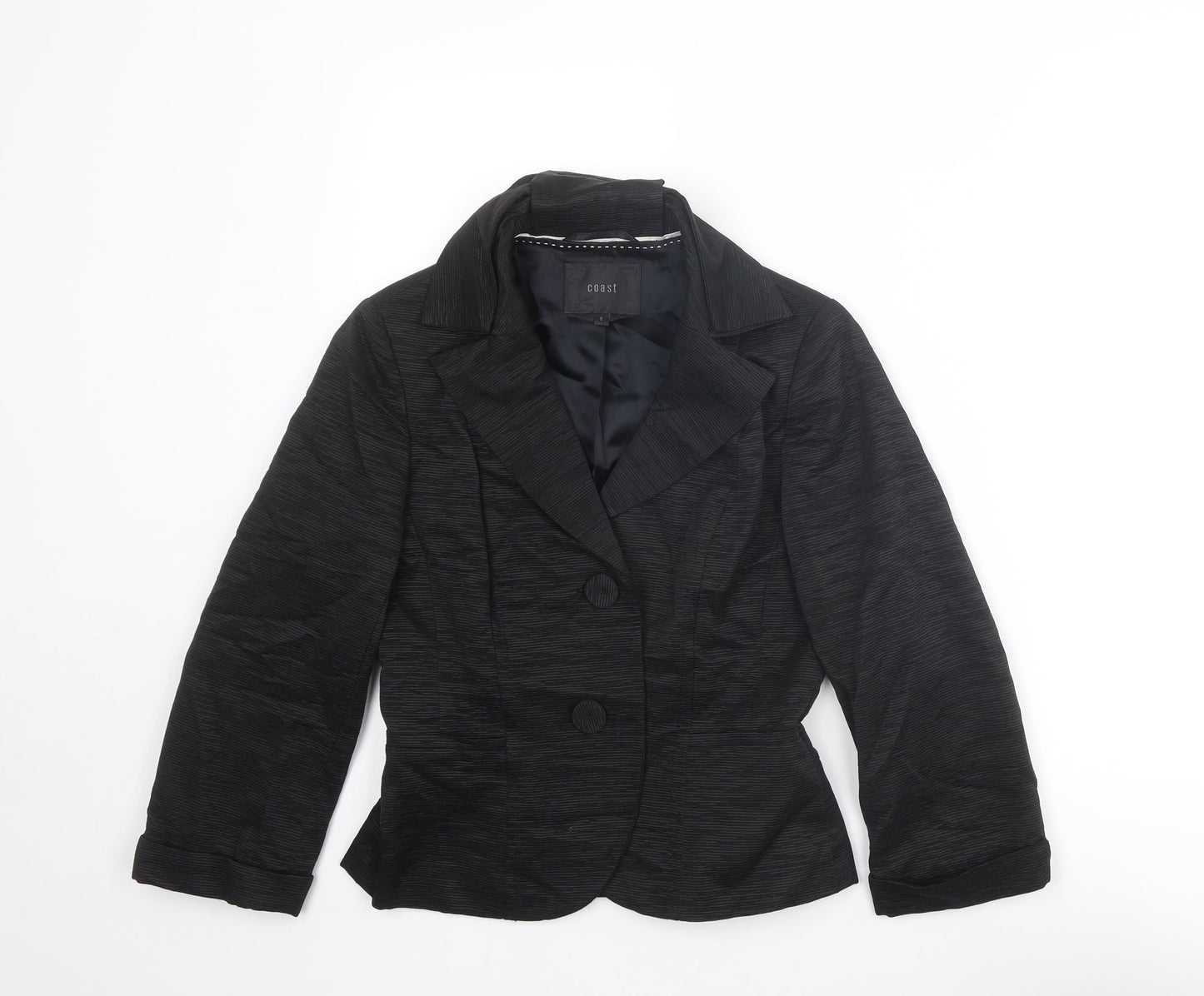 Womens UK Size 8 Coast Black Jacket