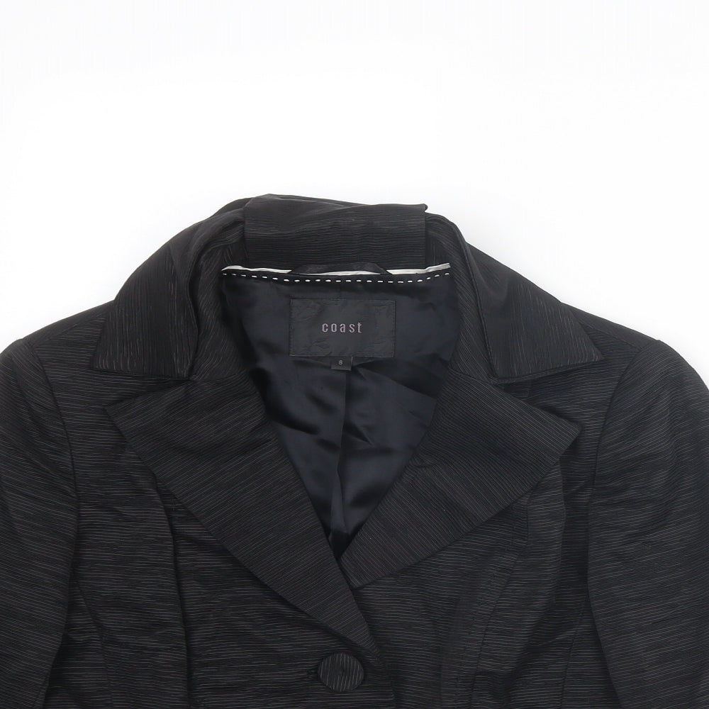 Womens UK Size 8 Coast Black Jacket