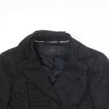 Womens UK Size 8 Coast Black Jacket