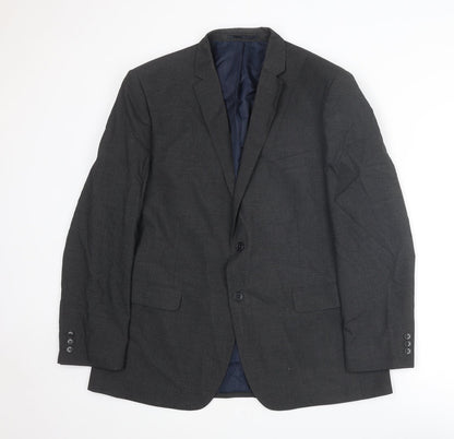 Mens UK Size 44 Debenhams Regular Grey Suit Jacket