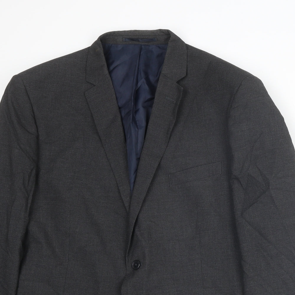 Mens UK Size 44 Debenhams Regular Grey Suit Jacket