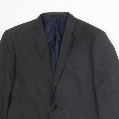 Mens UK Size 44 Debenhams Regular Grey Suit Jacket