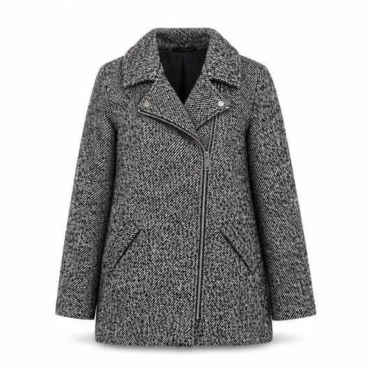 Womens UK Size 6 River Island Grey Overcoat
