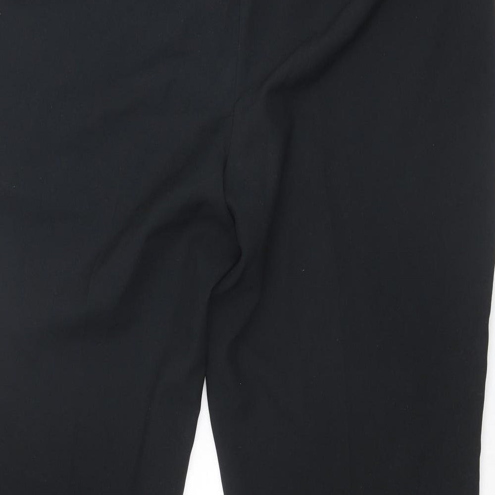 Womens UK Size 14 BHS Regular Fit  Black Trousers
