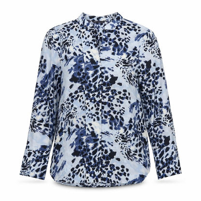 Womens UK Size 10 Marks and Spencer Blue Basic Blouse