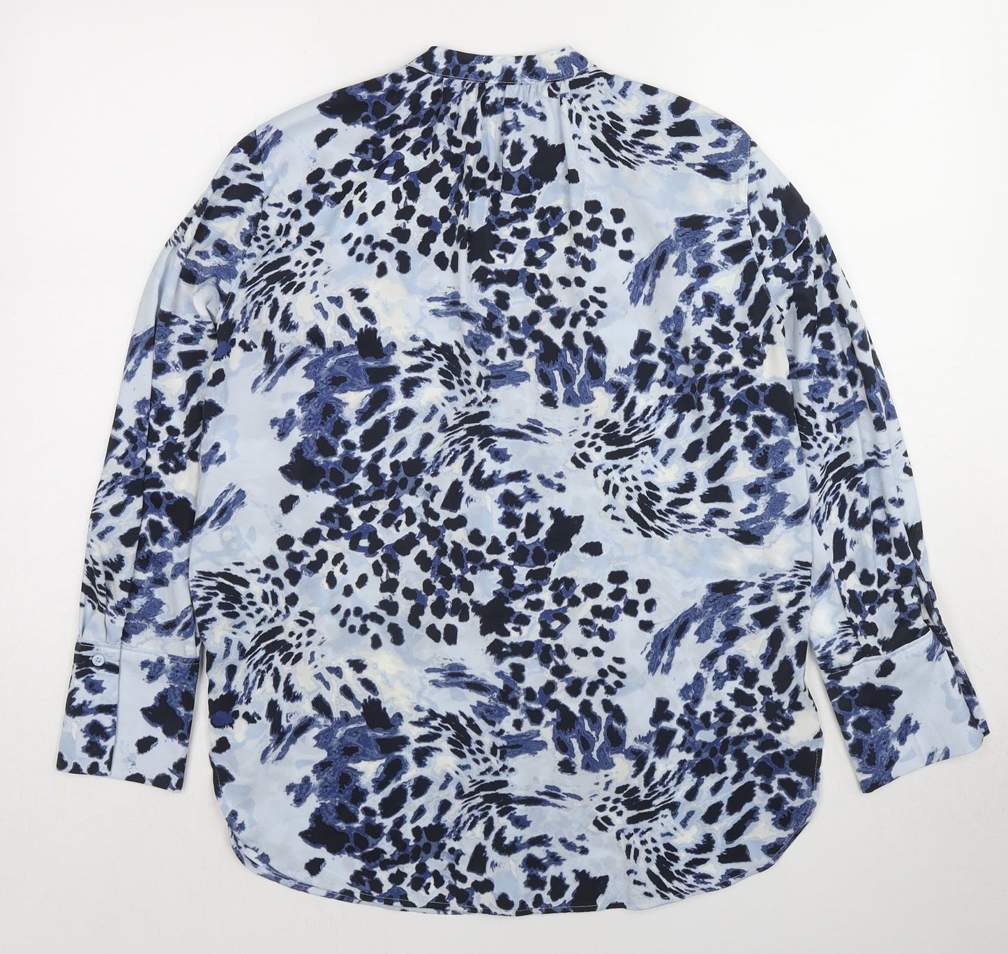 Womens UK Size 10 Marks and Spencer Blue Basic Blouse