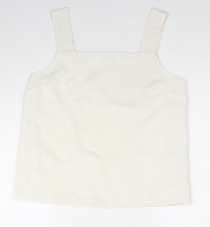 Womens UK Size 14 Warehouse Pink Basic Tank