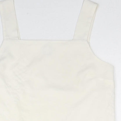 Womens UK Size 14 Warehouse Pink Basic Tank
