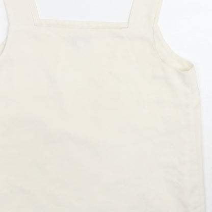 Womens UK Size 14 Warehouse Pink Basic Tank