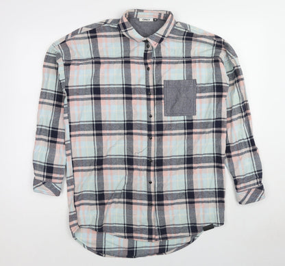 Womens UK Size 10 Only Multicoloured Basic Button-Up