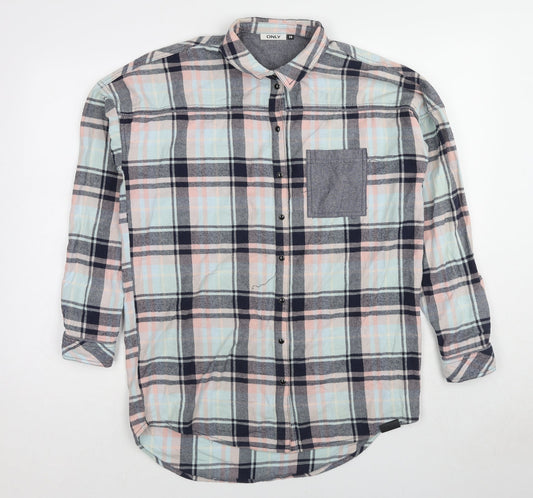 Womens UK Size 10 Only Multicoloured Basic Button-Up