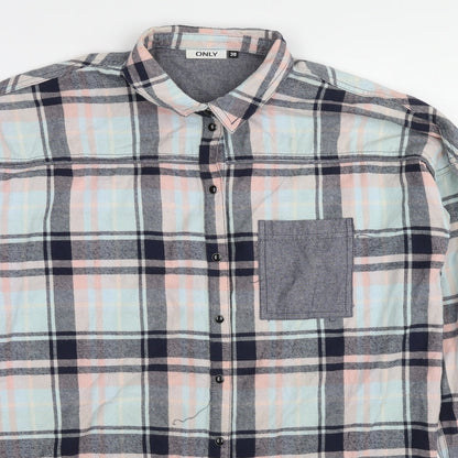 Womens UK Size 10 Only Multicoloured Basic Button-Up