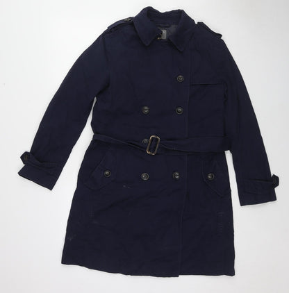Womens UK Size S Gap Blue Pea Coat
