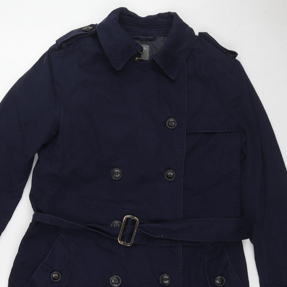 Womens UK Size S Gap Blue Pea Coat