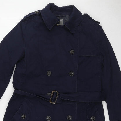 Womens UK Size S Gap Blue Pea Coat