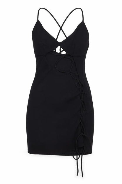 Bershka Womens Black Polyester Bodycon Size S V-Neck Pullover