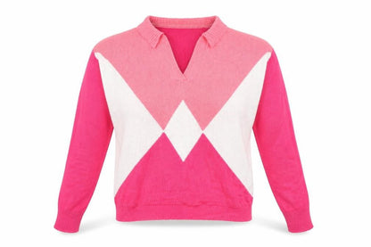 Womens UK Size S Brave Soul Pink Pullover Jumper