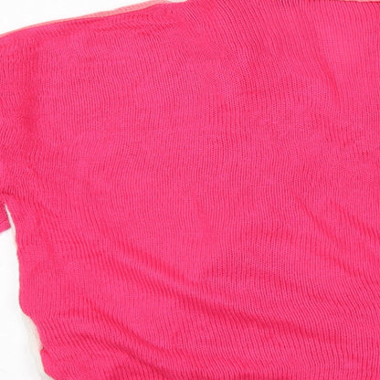 Womens UK Size S Brave Soul Pink Pullover Jumper