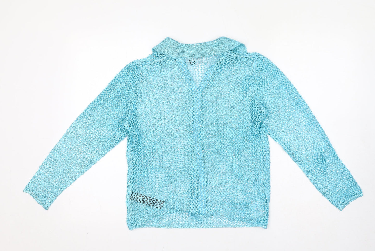 Womens UK Size 12 ASOS Blue Cardigan Jumper