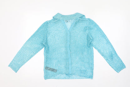 Womens UK Size 12 ASOS Blue Cardigan Jumper