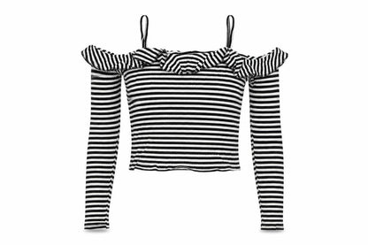 Womens UK Size S Pins & Needles White Cropped Blouse