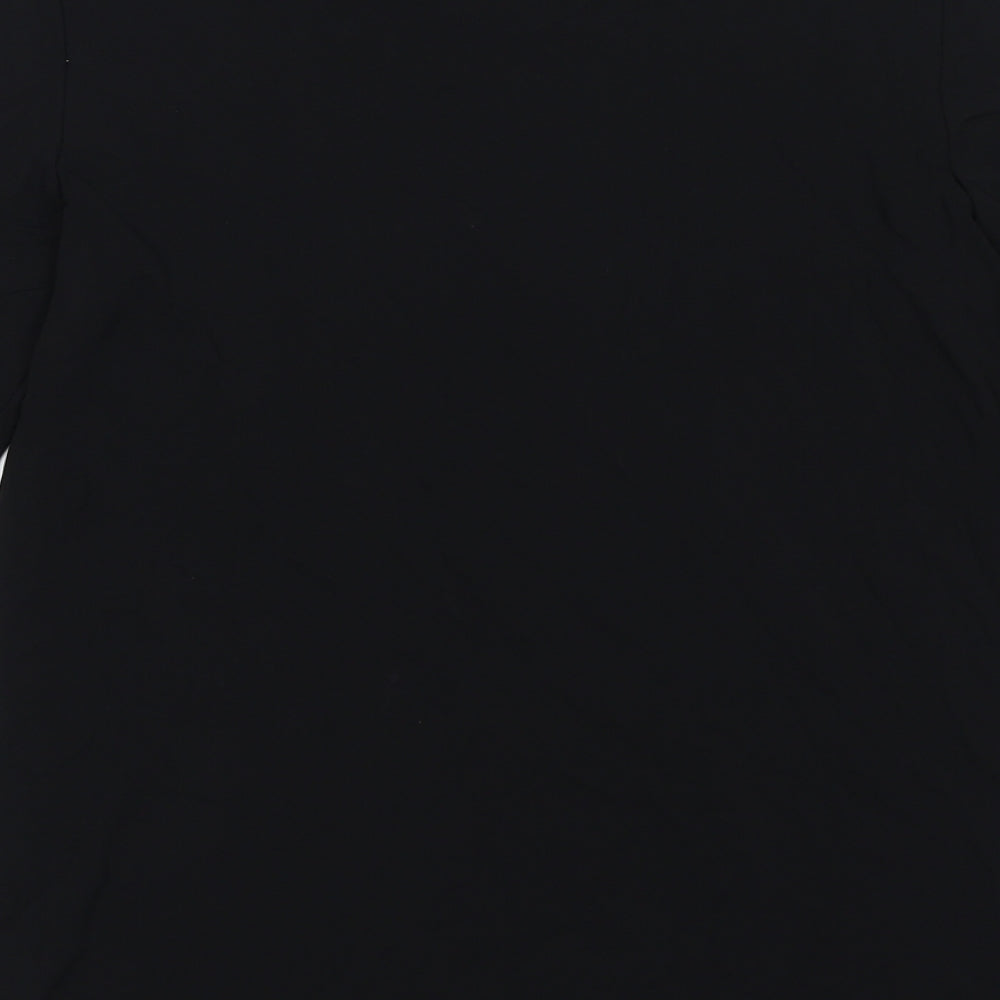 Womens UK Size 12 St Michael Black Basic T-Shirt