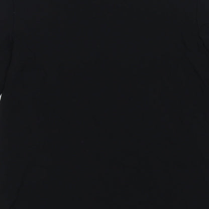 Womens UK Size 12 St Michael Black Basic T-Shirt