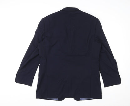Mens UK Size 42 Marks and Spencer Regular Blue Suit Jacket