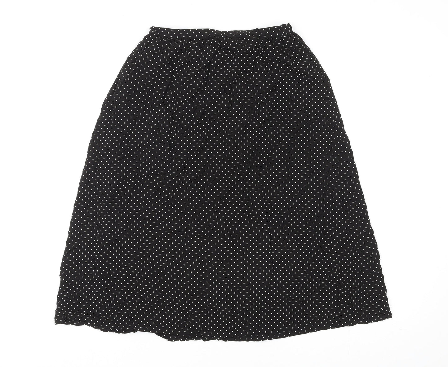 Doifamily Company Limited Womens Multicoloured Polka Dot Polyester Swing Skirt Size S Zip
