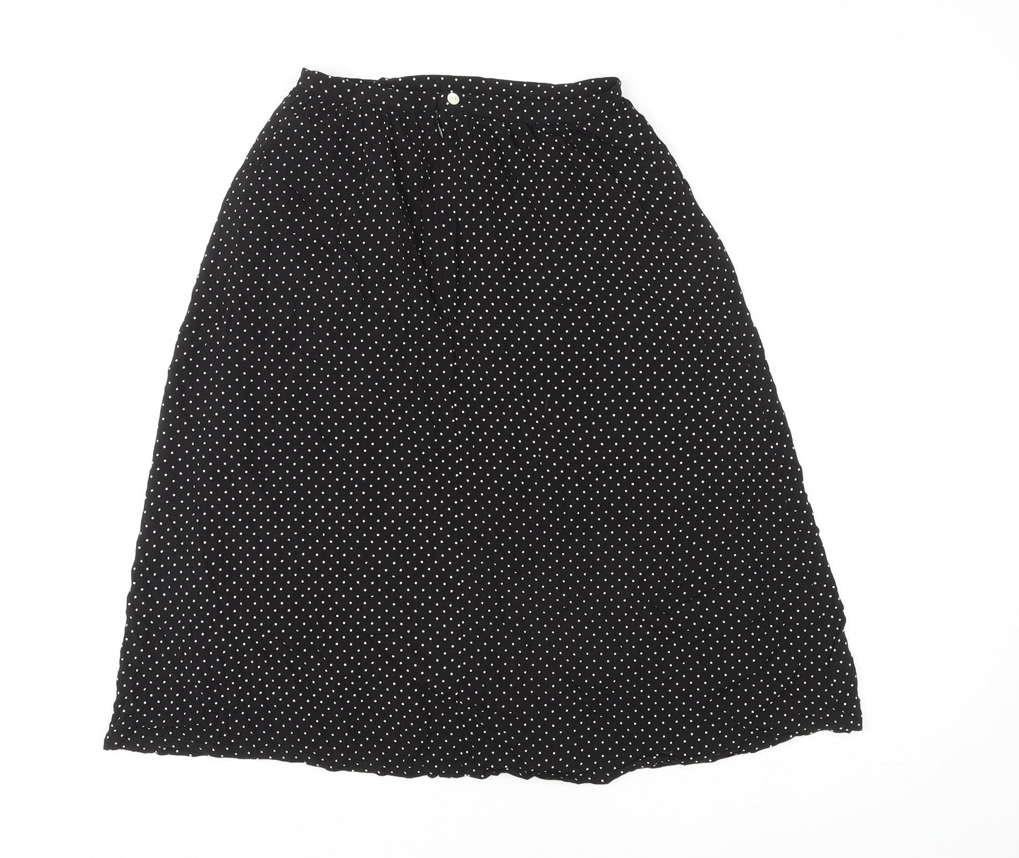 Doifamily Company Limited Womens Multicoloured Polka Dot Polyester Swing Skirt Size S Zip