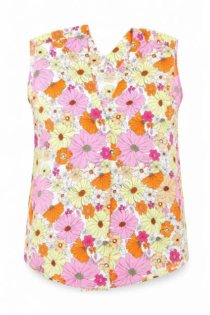 Womens UK Size 12 Marks and Spencer Multicoloured Basic Blouse