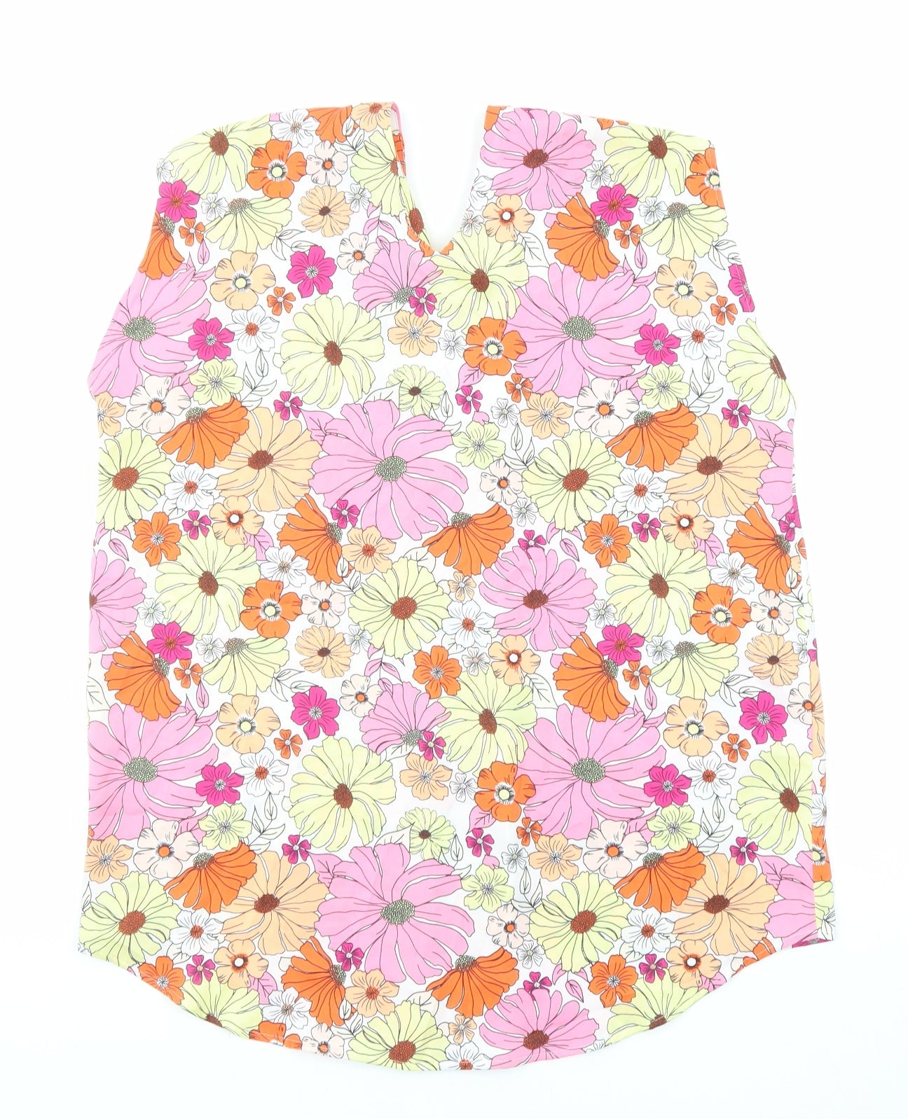 Womens UK Size 12 Marks and Spencer Multicoloured Basic Blouse