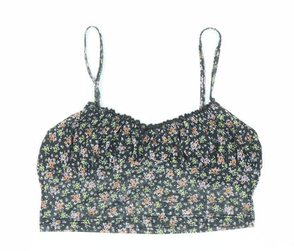 Womens UK Size 8 ASOS Multicoloured Cropped Tank