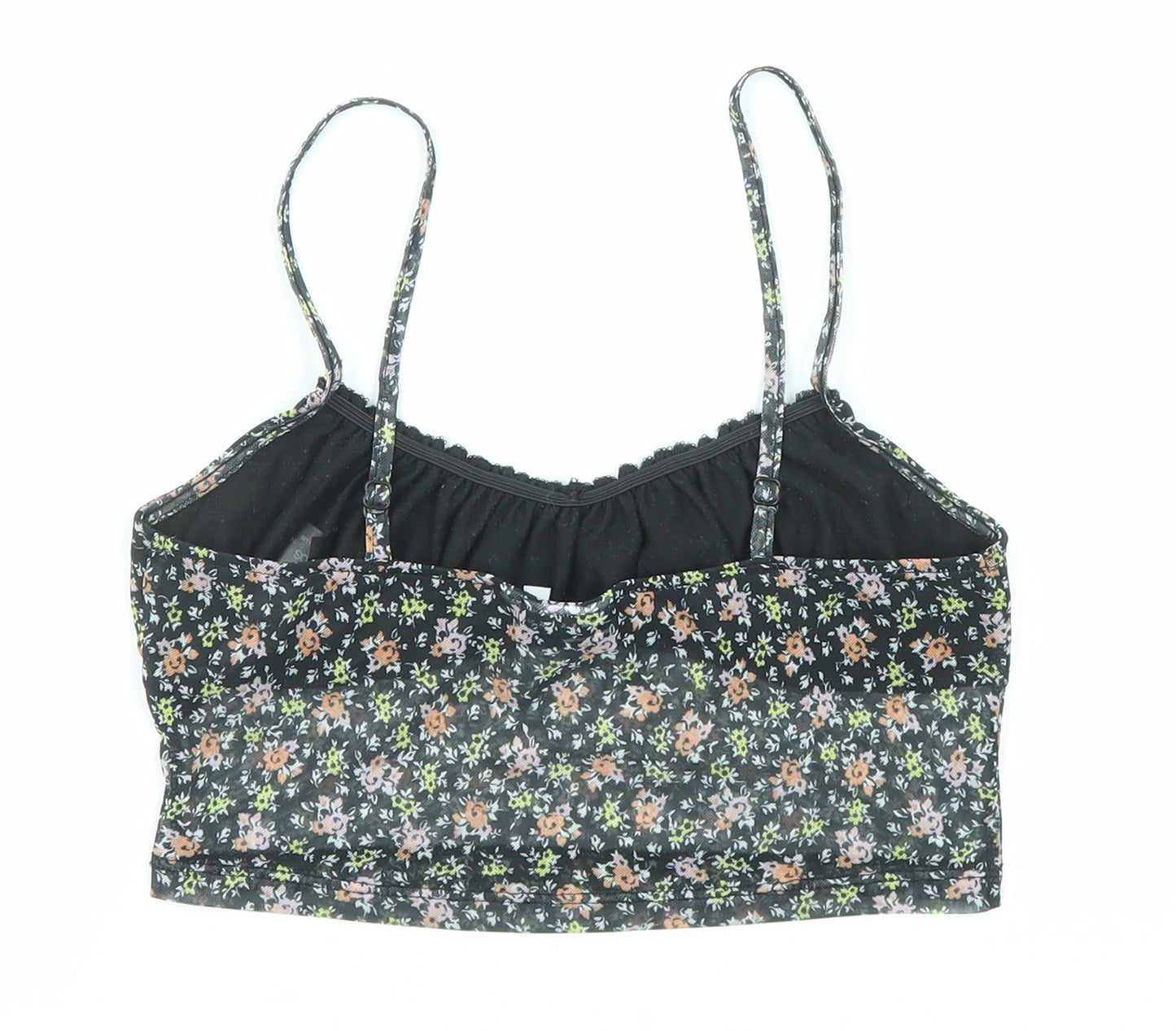 Womens UK Size 8 ASOS Multicoloured Cropped Tank