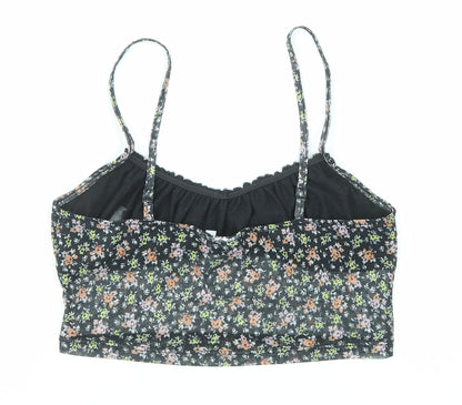 Womens UK Size 8 ASOS Multicoloured Cropped Tank
