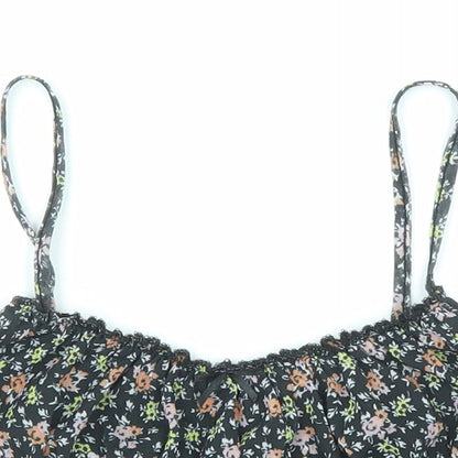 Womens UK Size 8 ASOS Multicoloured Cropped Tank