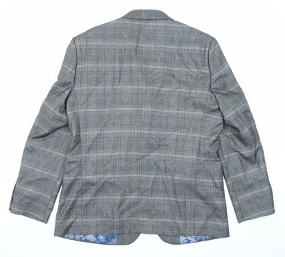 Mens UK Size 44 Jacamo Regular Grey Suit Jacket