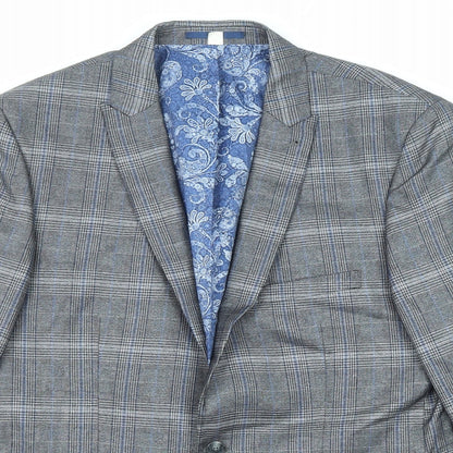 Mens UK Size 44 Jacamo Regular Grey Suit Jacket