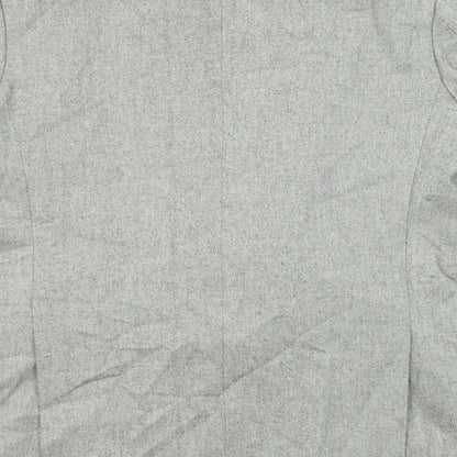 Heritage Clothing Mens Grey Polyester Jacket Suit Jacket Size 44 Regular